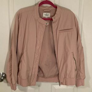 Pink bomber jacket